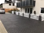 Zaunpfahl Rasterstein Bruchstein-Optik 