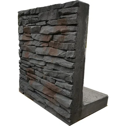 Massive Bewehrung mit L-Profil in exclusivem Design