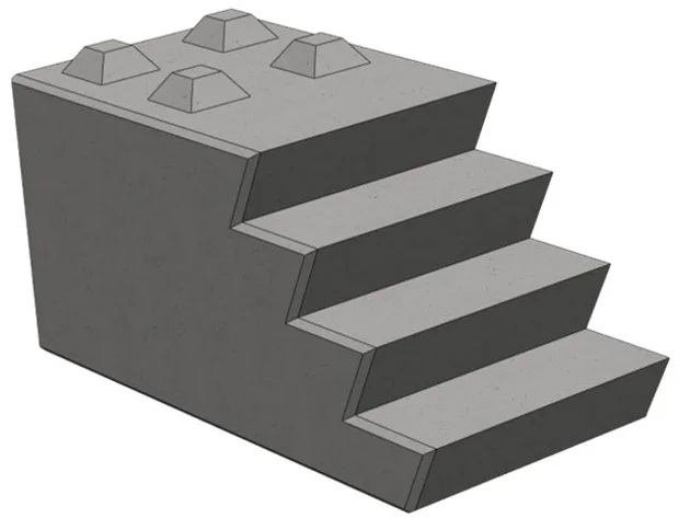 Raster-Treppe