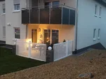 Zaunpfahl Rasterstein Bruchstein-Optik 